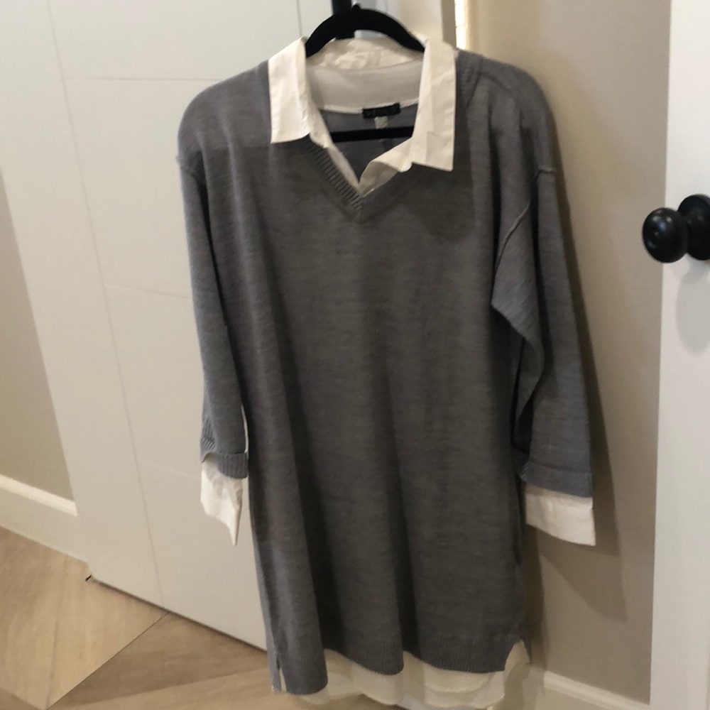 Never worn Venus grey sweater dress.